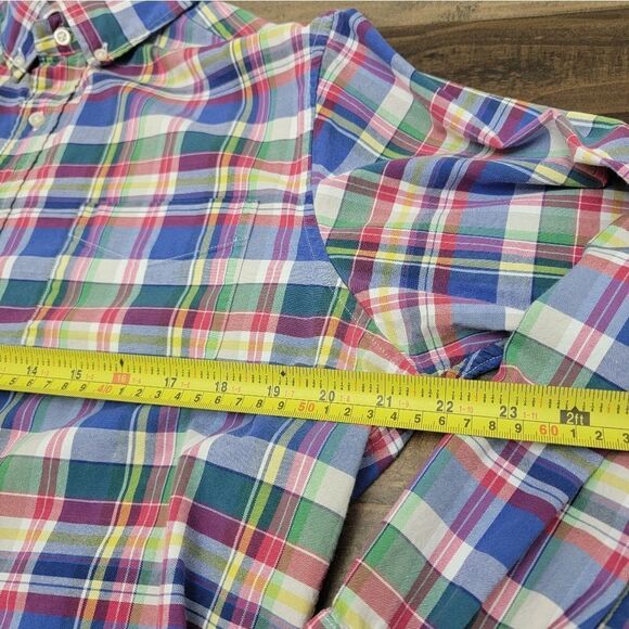 Cremieux Classic Slim Fit Stretch Oxford Long Sleeve Button Down Shirt Size L - Picture 5 of 9